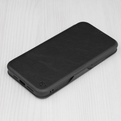 Maska za Apple iPhone 13 Pro Max, Techsuit, Safe Wallet Plus, Crna