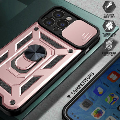 Maska za Apple iPhone 13 Pro, Techsuit, CamShield, Roza