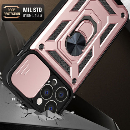Maska za Apple iPhone 13 Pro, Techsuit, CamShield, Roza