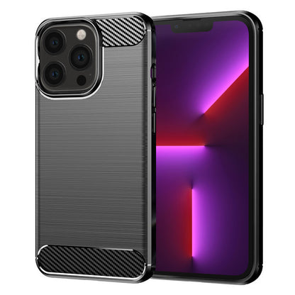 Maska za Apple iPhone 13 Pro, Techsuit, Karbon, Crna
