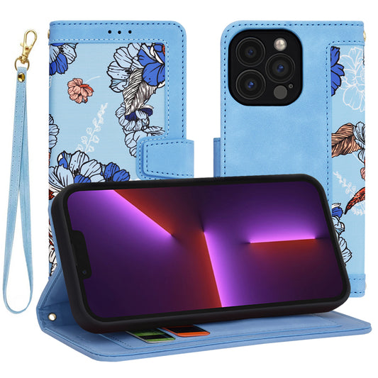 Maska za Apple iPhone 13 Pro, Techsuit, FlipCraft, Plava