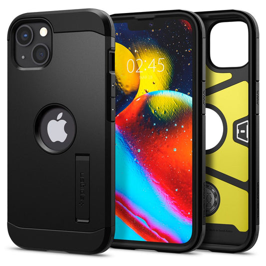 Futrola za Apple iPhone 13, Spigen, Tough Armor, Crna ACS03539