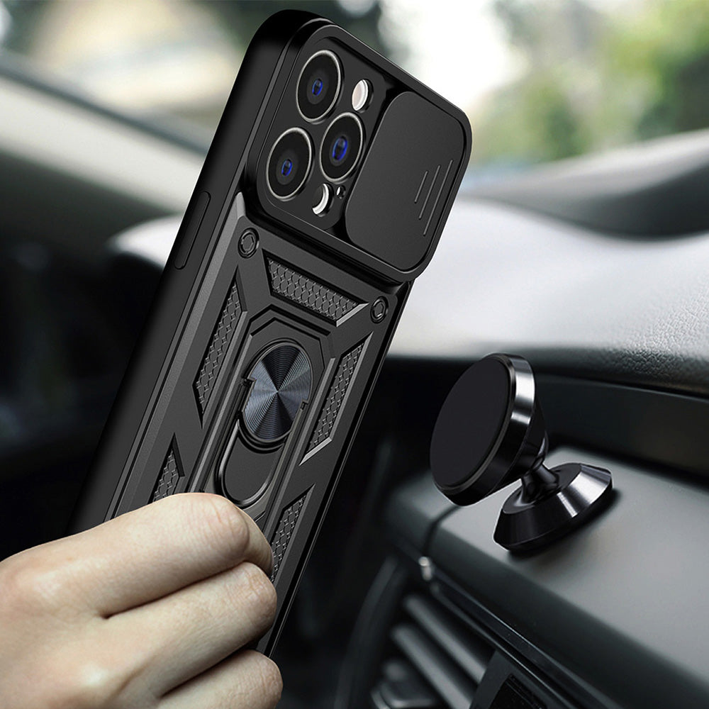 Maska za Apple iPhone 13, Techsuit, CamShield, Crna