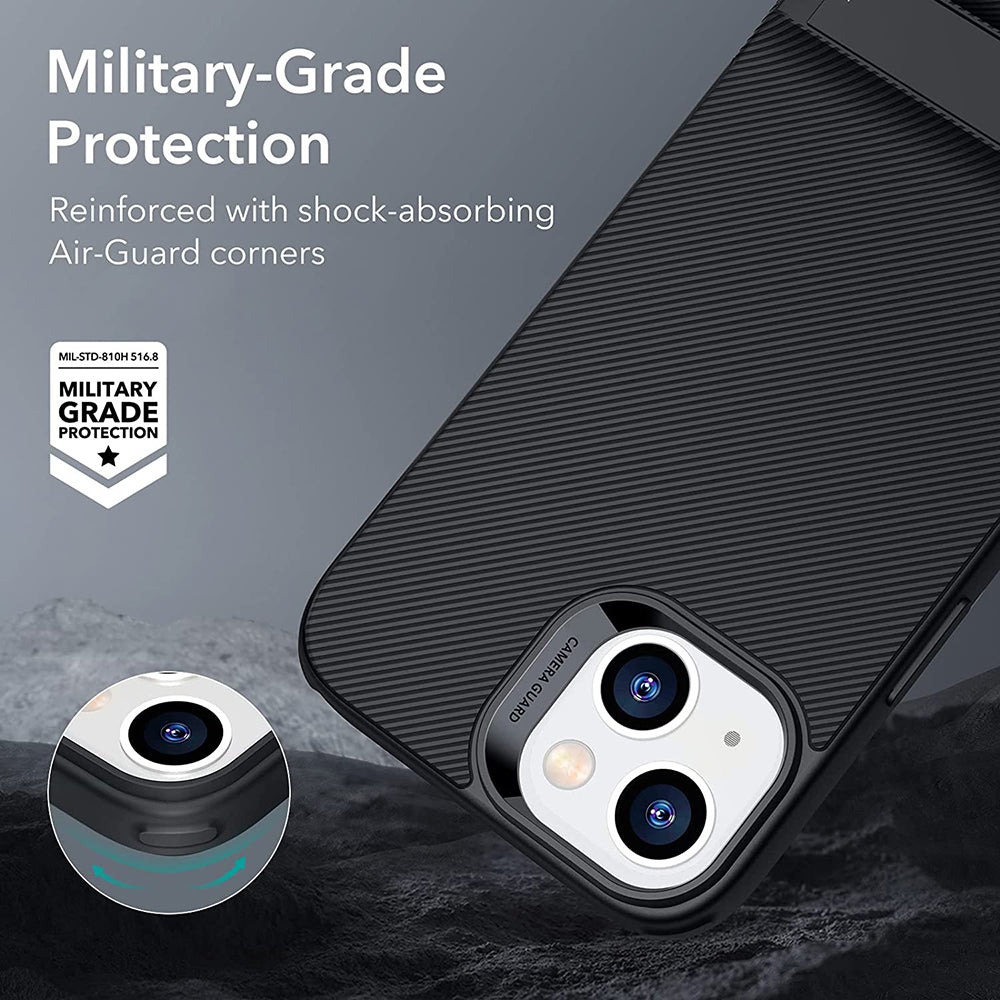 Futrola za Apple iPhone 14 Plus, ESR, Air Shield Boost Kickstand, Crna