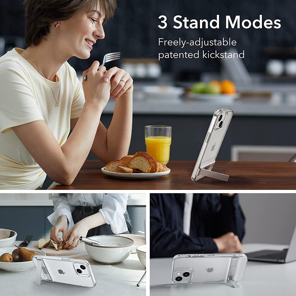 Futrola za Apple iPhone 14 Plus, ESR, Air Shield Boost Kickstand, Prozirna