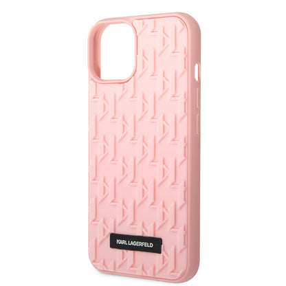 Futrola za Apple iPhone 14 Plus, Karl Lagerfeld, 3D Monogram, Roza