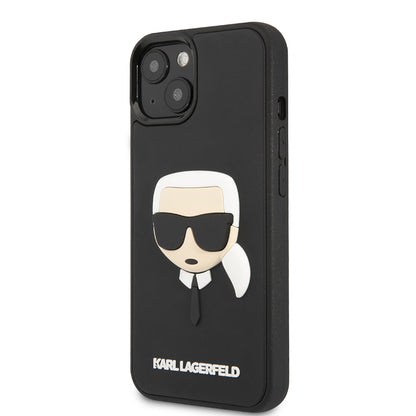 Futrola za Apple iPhone 14 Plus, Karl Lagerfeld, 3D Rubber Karl's Head, Crna