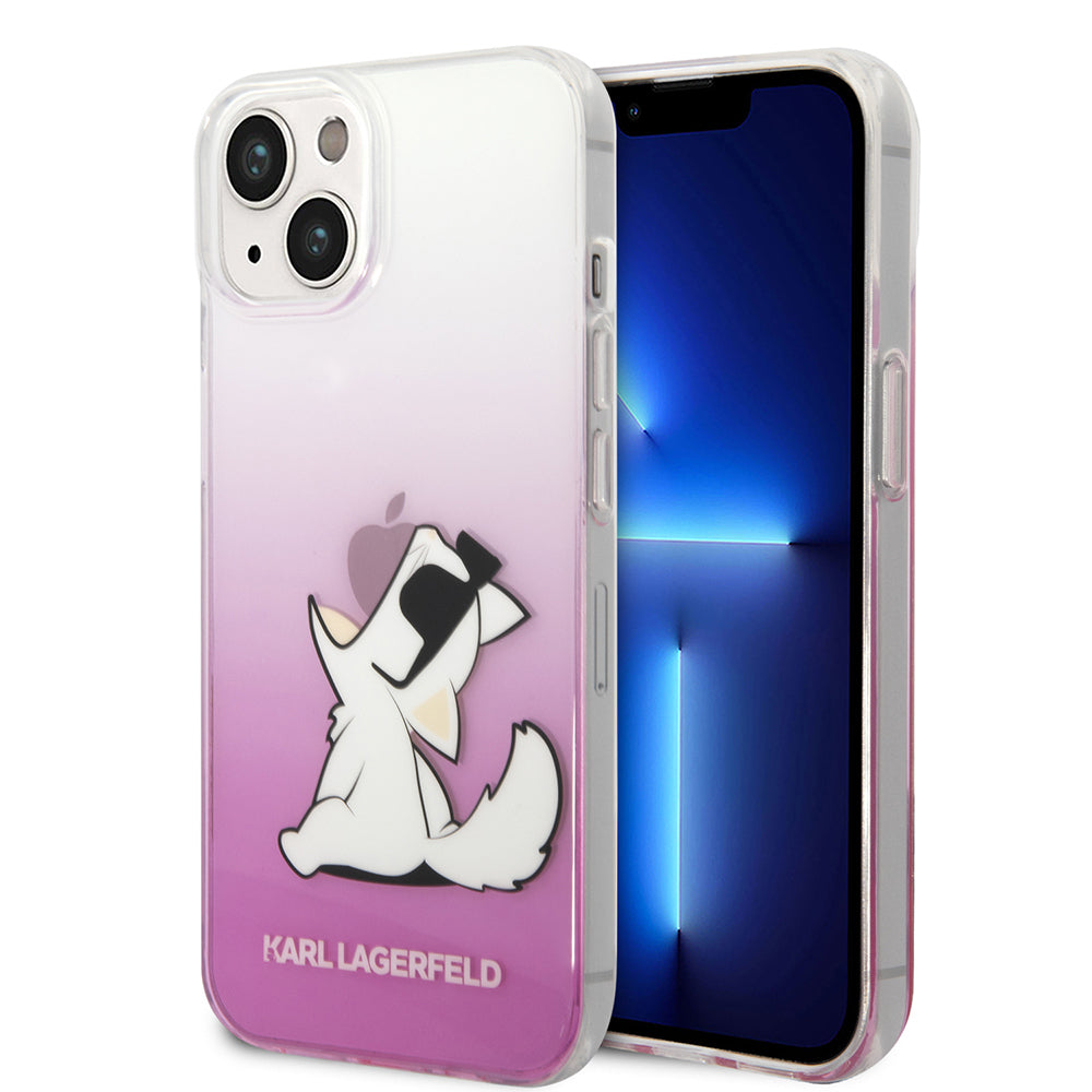Futrola za Apple iPhone 14 Plus, Karl Lagerfeld, Choupette Fun, Roza