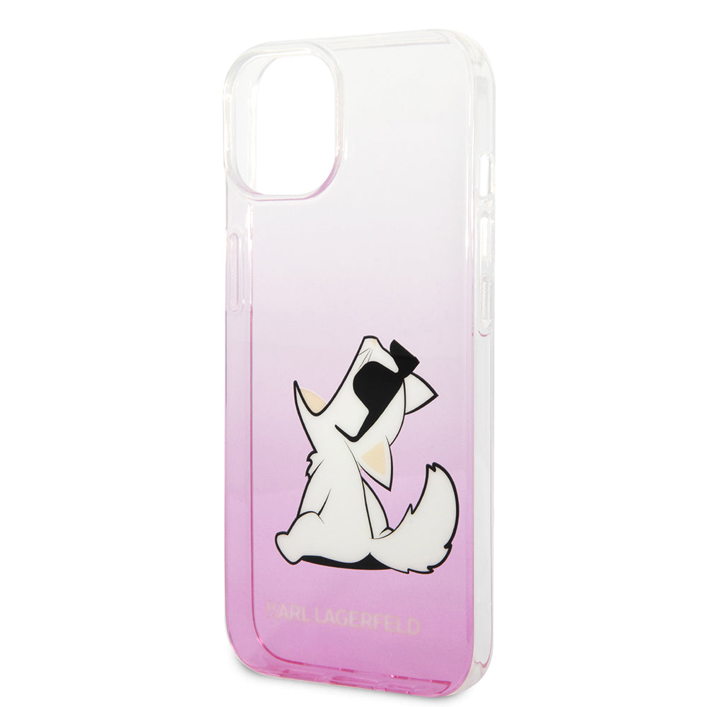 Futrola za Apple iPhone 14 Plus, Karl Lagerfeld, Choupette Fun, Roza