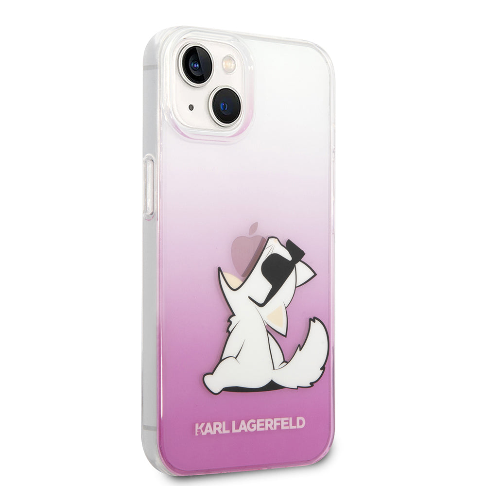Futrola za Apple iPhone 14 Plus, Karl Lagerfeld, Choupette Fun, Roza