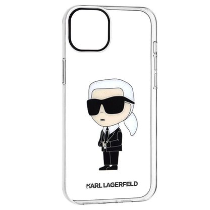 Futrola za Apple iPhone 14 Plus, Karl Lagerfeld, Ikonik Karl, Prozirna