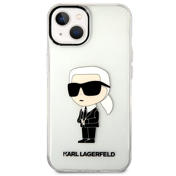 Futrola za Apple iPhone 14 Plus, Karl Lagerfeld, Ikonik Karl, Prozirna