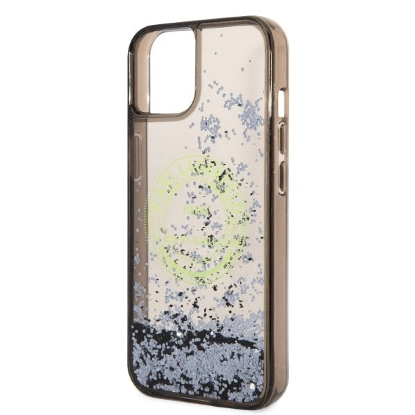Futrola za Apple iPhone 14 Plus, Karl Lagerfeld, Liquid Glitter RSG, Crna