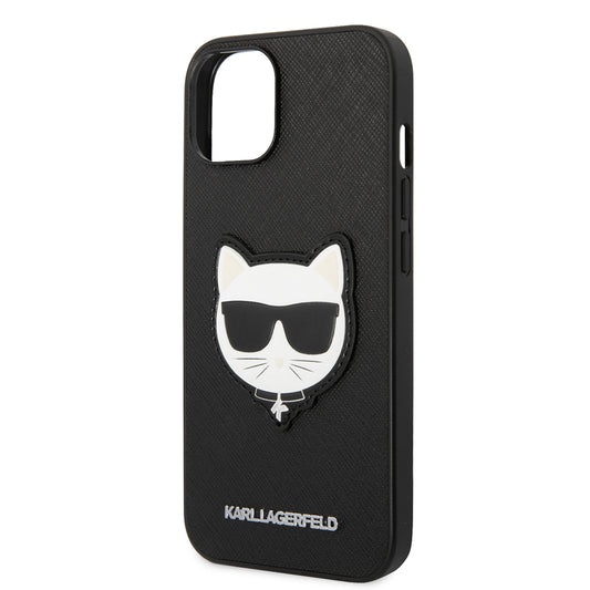 Futrola za Apple iPhone 14 Plus, Karl Lagerfeld, Saffiano Choupette's Head, Crna