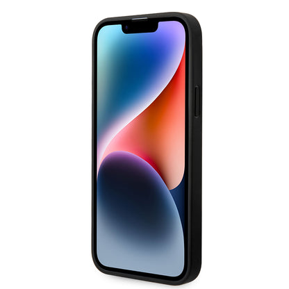 Futrola za Apple iPhone 14 Plus, Karl Lagerfeld, Saffiano Monogram Metal Logo, Siva