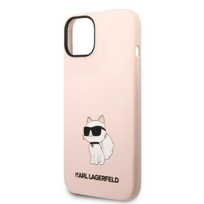 Futrola za Apple iPhone 14 Plus, Karl Lagerfeld, Silicone Choupette, Roza