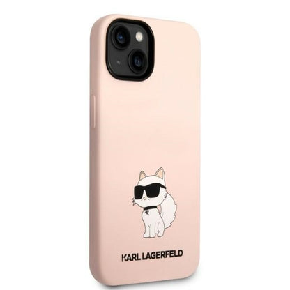 Futrola za Apple iPhone 14 Plus, Karl Lagerfeld, Silicone Choupette, Roza
