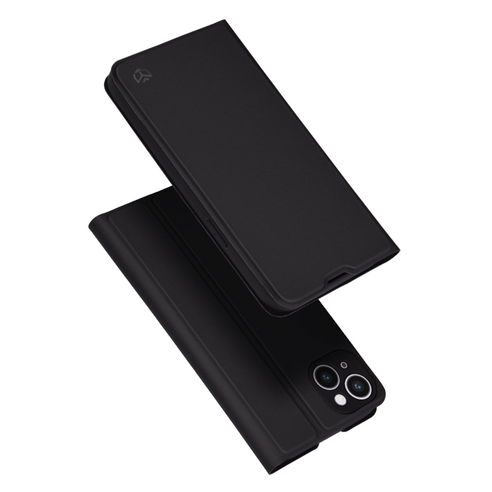Maska za Apple iPhone 14 Plus, Techsuit, Magskin Book, Crna