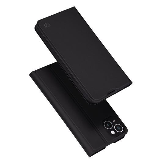 Maska za Apple iPhone 14 Plus, Techsuit, Magskin Book, Crna