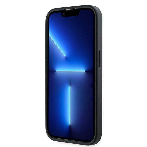 Futrola za Apple iPhone 14 Pro, Karl Lagerfeld, Diagonal Quilted Script, Crna