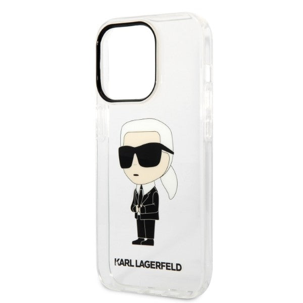 Futrola za Apple iPhone 14 Pro, Karl Lagerfeld, IML Ikonik NFT, Prozirna