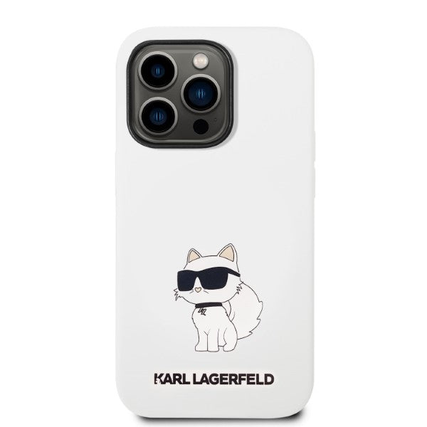 Futrola za Apple iPhone 14 Pro, Karl Lagerfeld, Silicone Choupette, Bijela
