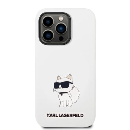 Futrola za Apple iPhone 14 Pro, Karl Lagerfeld, Silicone Choupette, Bijela