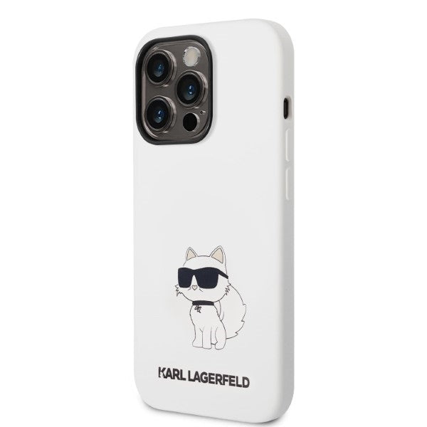 Futrola za Apple iPhone 14 Pro, Karl Lagerfeld, Silicone Choupette, Bijela