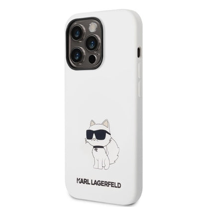 Futrola za Apple iPhone 14 Pro, Karl Lagerfeld, Silicone Choupette, Bijela