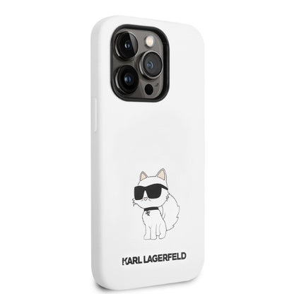 Futrola za Apple iPhone 14 Pro, Karl Lagerfeld, Silicone Choupette, Bijela