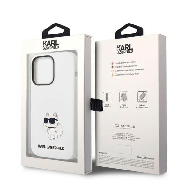 Futrola za Apple iPhone 14 Pro, Karl Lagerfeld, Silicone Choupette, Bijela