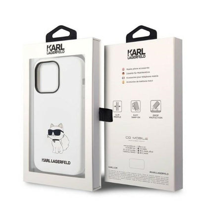 Futrola za Apple iPhone 14 Pro, Karl Lagerfeld, Silicone Choupette, Bijela