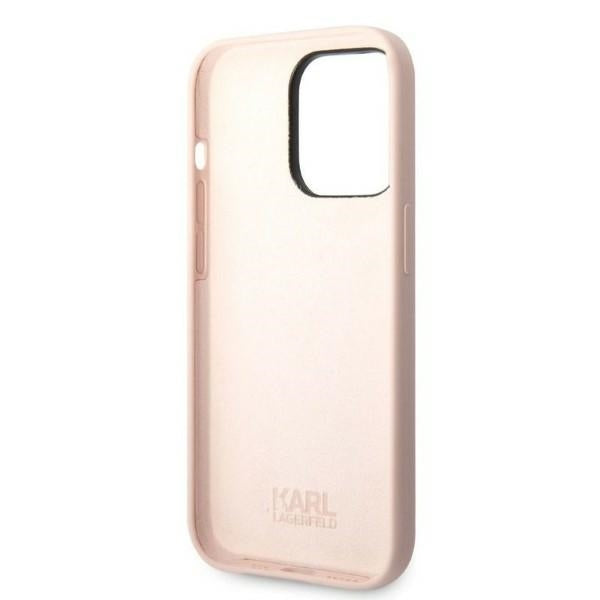 Futrola za Apple iPhone 14 Pro, Karl Lagerfeld, Silicone Ikonik NFT, Roza
