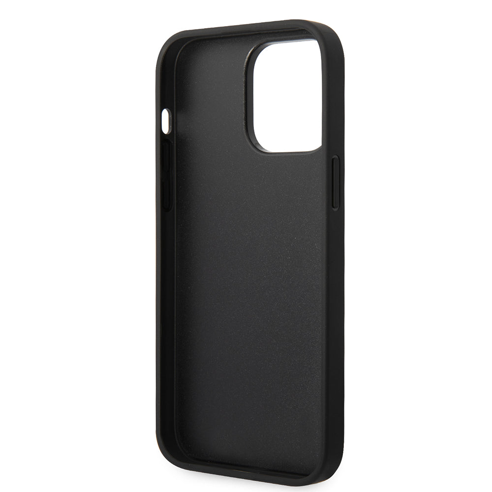 Futrola za Apple iPhone 14 Pro Max, Karl Lagerfeld, Glitter Flakes Ikonik Karl, Srebrna