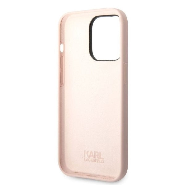 Futrola za Apple iPhone 14 Pro Max, Karl Lagerfeld, Silicone Ikonik NFT, Roza