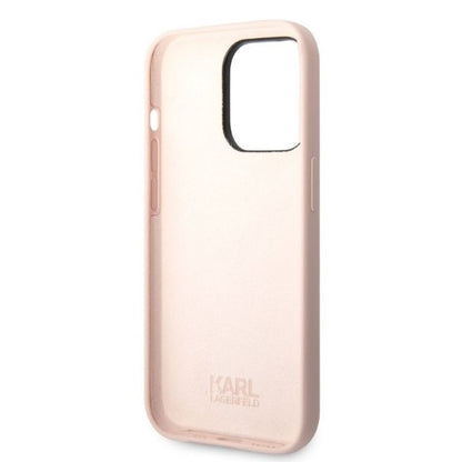 Futrola za Apple iPhone 14 Pro Max, Karl Lagerfeld, Silicone Ikonik NFT, Roza
