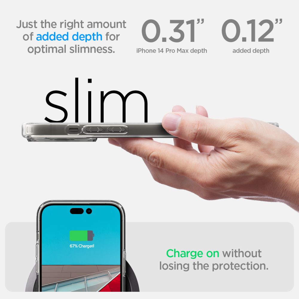 Futrola za Apple iPhone 14 Pro Max, Spigen, Ultra Hybrid, Prozirna ACS04816