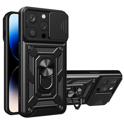 Maska za Apple iPhone 14 Pro Max, Techsuit, CamShield, Crna