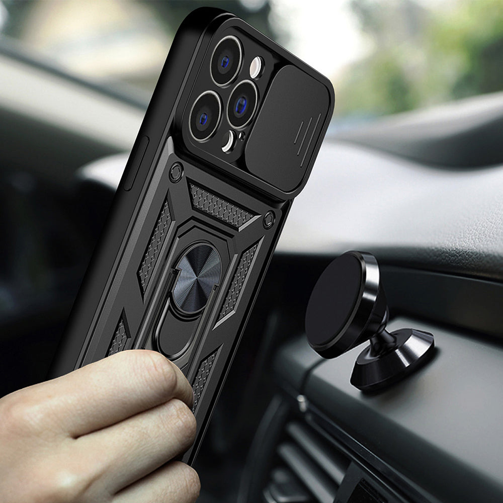 Maska za Apple iPhone 14 Pro Max, Techsuit, CamShield, Crna