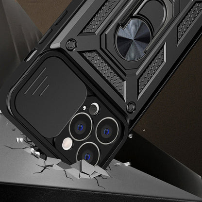 Maska za Apple iPhone 14 Pro Max, Techsuit, CamShield, Crna