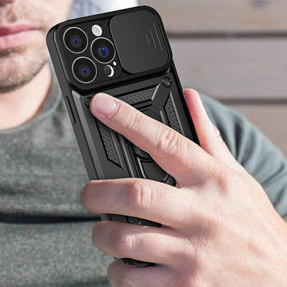 Maska za Apple iPhone 14 Pro Max, Techsuit, CamShield, Crna