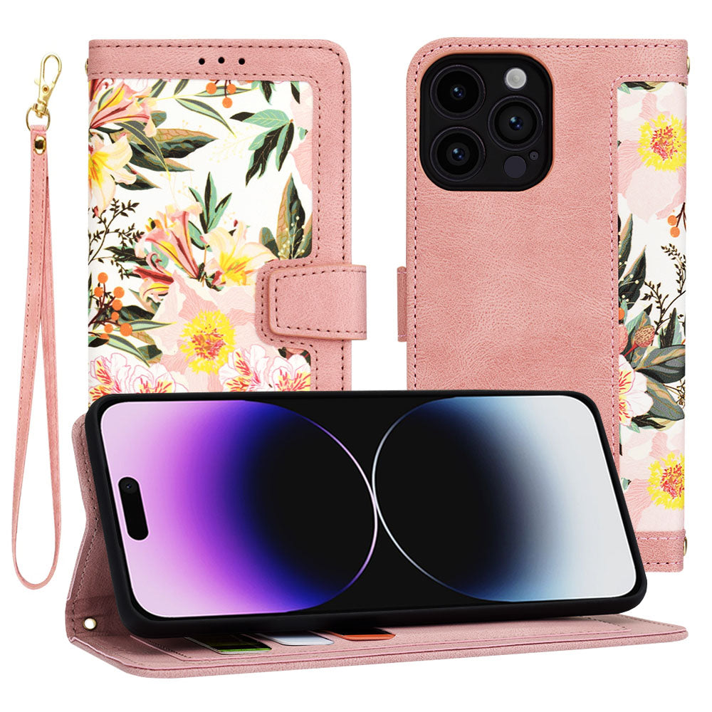 Maska za Apple iPhone 14 Pro Max, Techsuit, FlipCraft, Roza