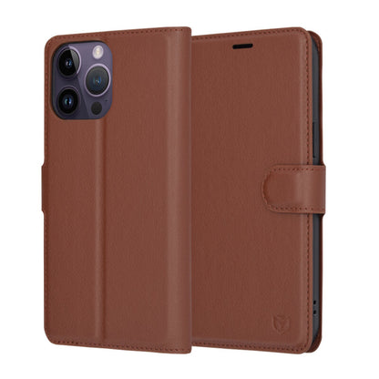 Futrola za Apple iPhone 14 Pro Max, Techsuit, Leather Folio, Smeđa