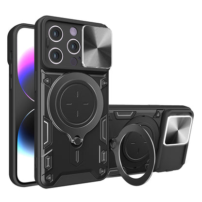 Maska za Apple iPhone 14 Pro, Techsuit, CamGuard Pro, Crna