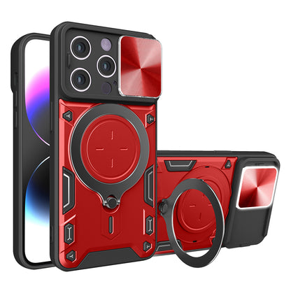 Maska za Apple iPhone 14 Pro, Techsuit, CamGuard Pro, Crvena