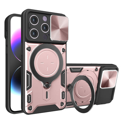 Maska za Apple iPhone 14 Pro, Techsuit, CamGuard Pro, Ružičasto zlatna