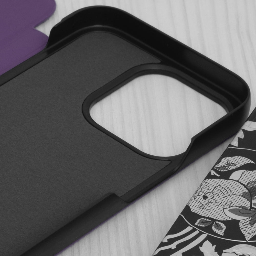 Maska za Apple iPhone 14 Pro, Techsuit, eFold, Ljubičasta