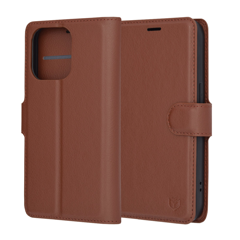 Futrola za Apple iPhone 14 Pro, Techsuit, Leather Folio, Smeđa