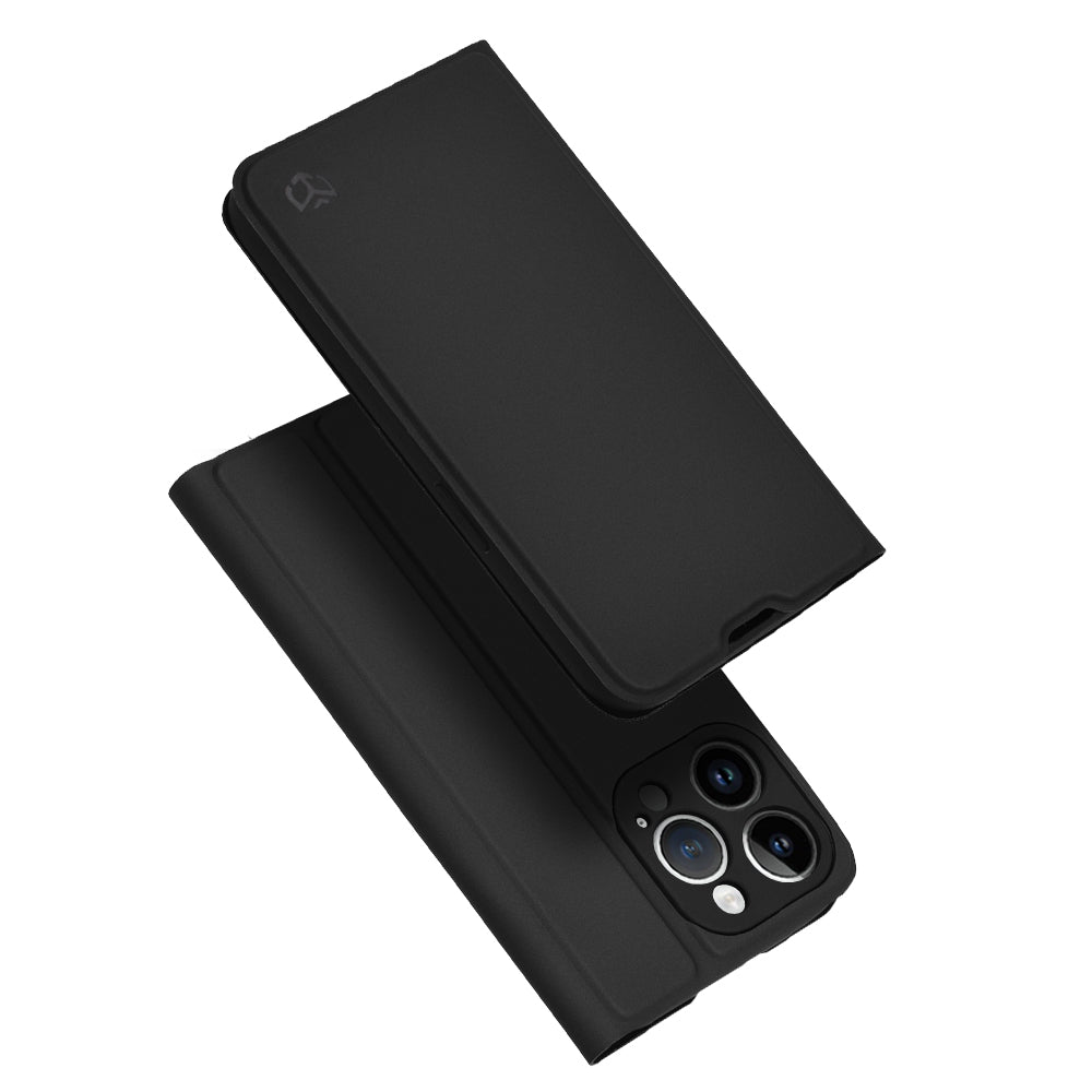 Maska za Apple iPhone 14 Pro, Techsuit, Magskin Book, Crna