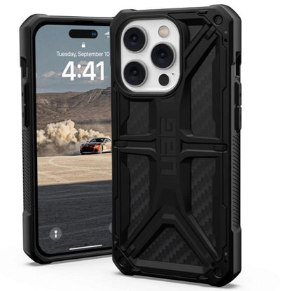 Maska za Apple iPhone 14 Pro, Urban Armor Gear, Monarch Carbon, Crna